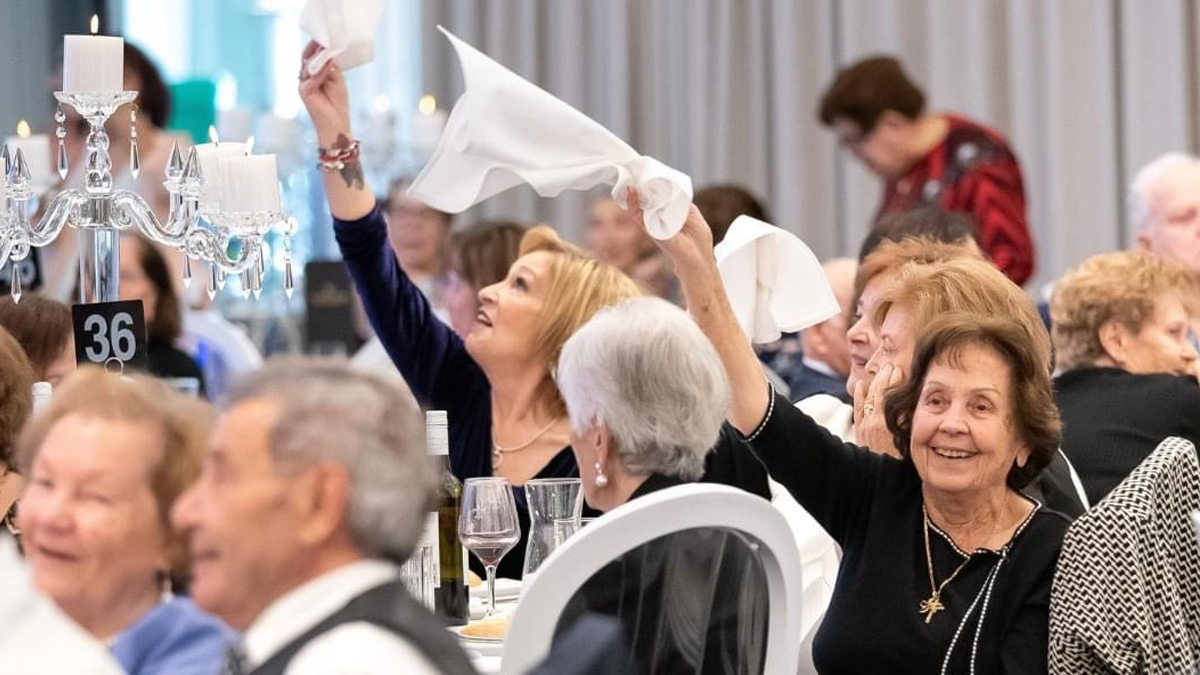 Women celebrating