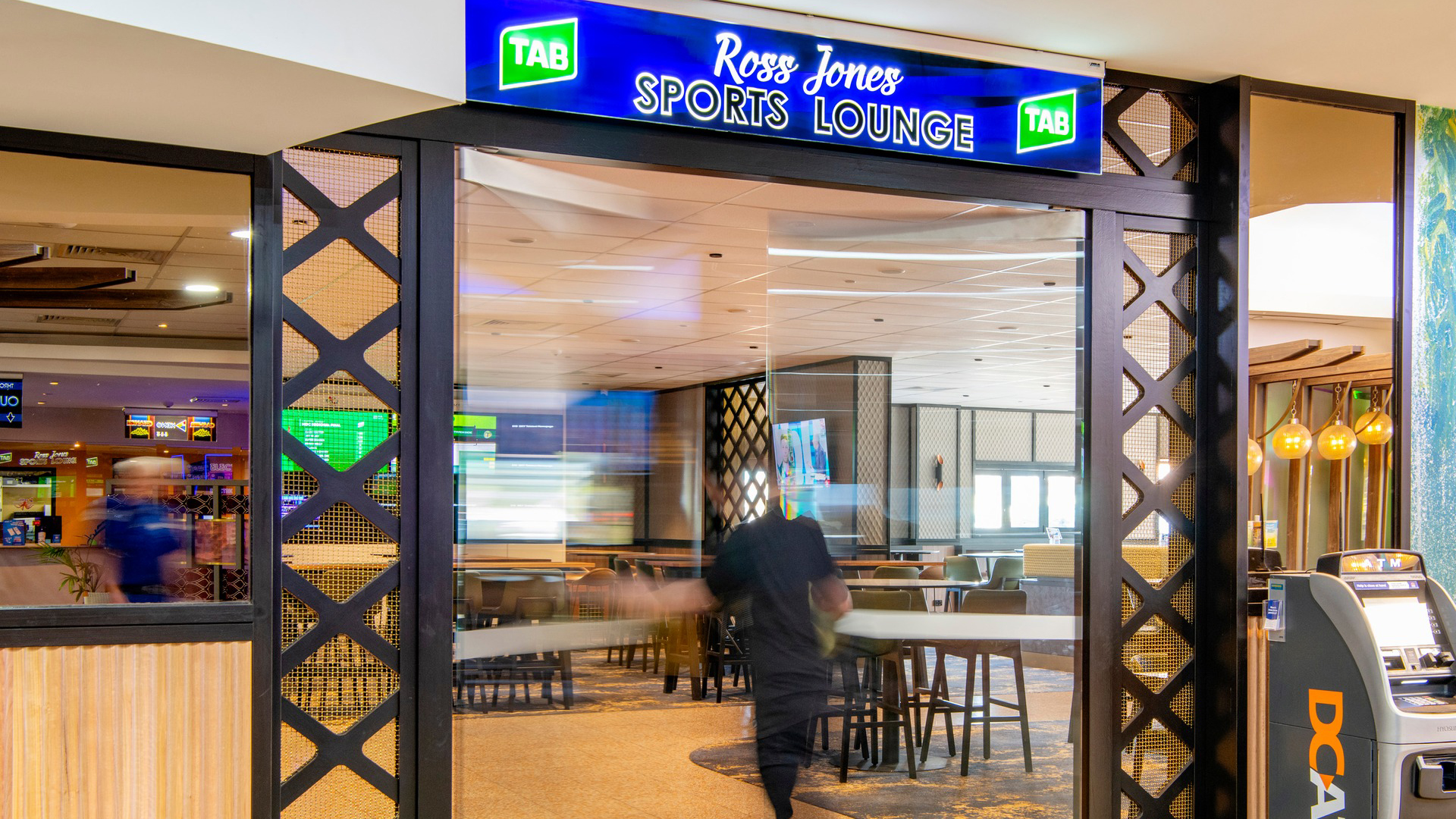 Entrance to Ross Jones Lounge