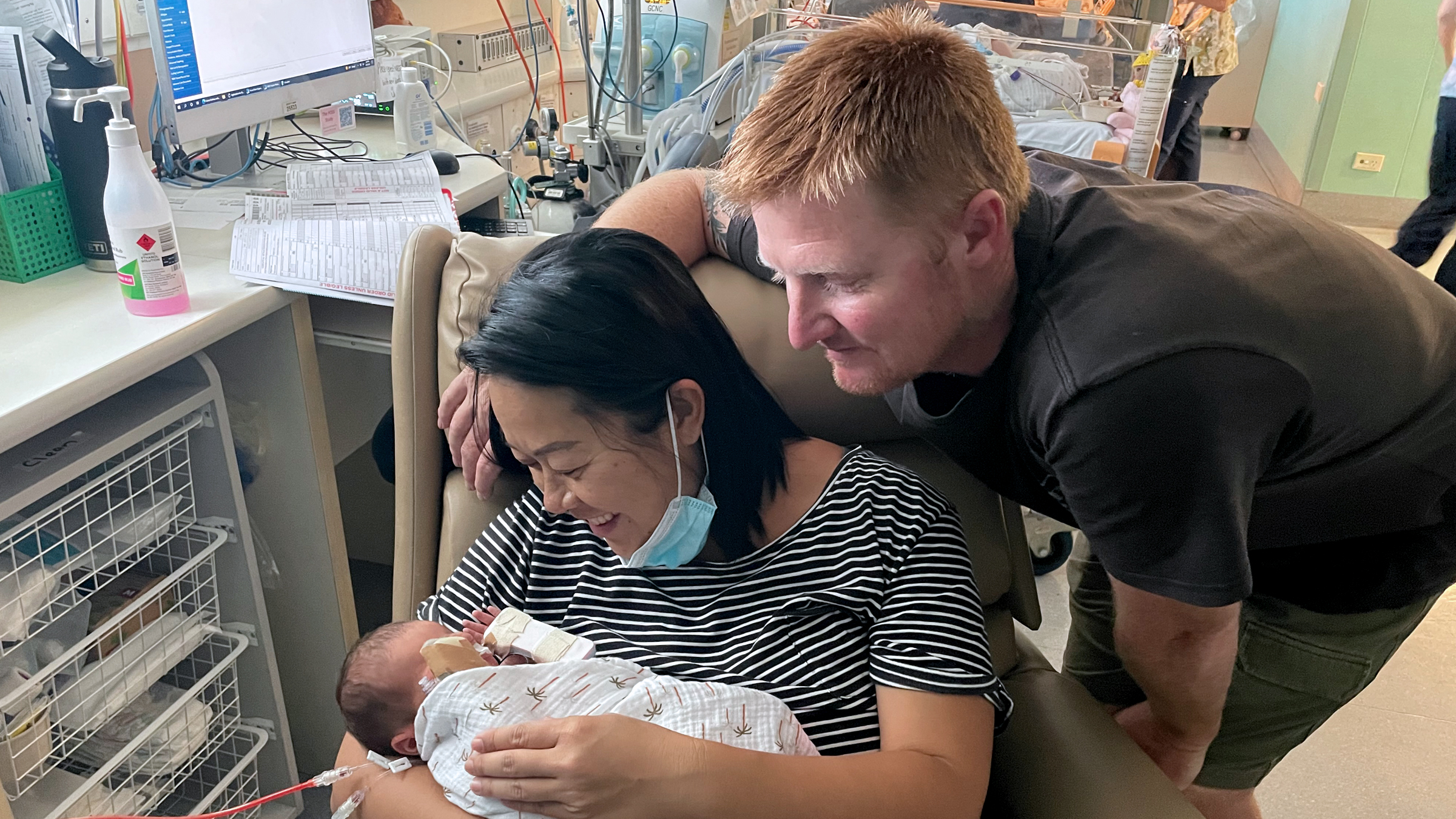 Couple in Ronald McDonald House