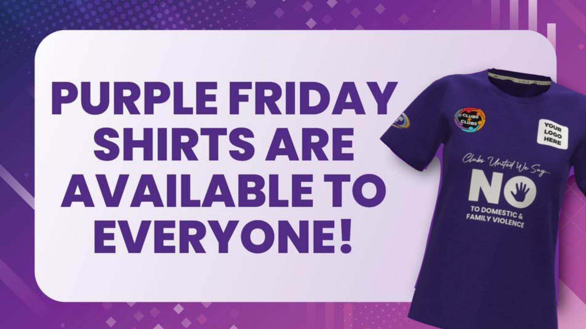 ClubsNSW Purple shirt