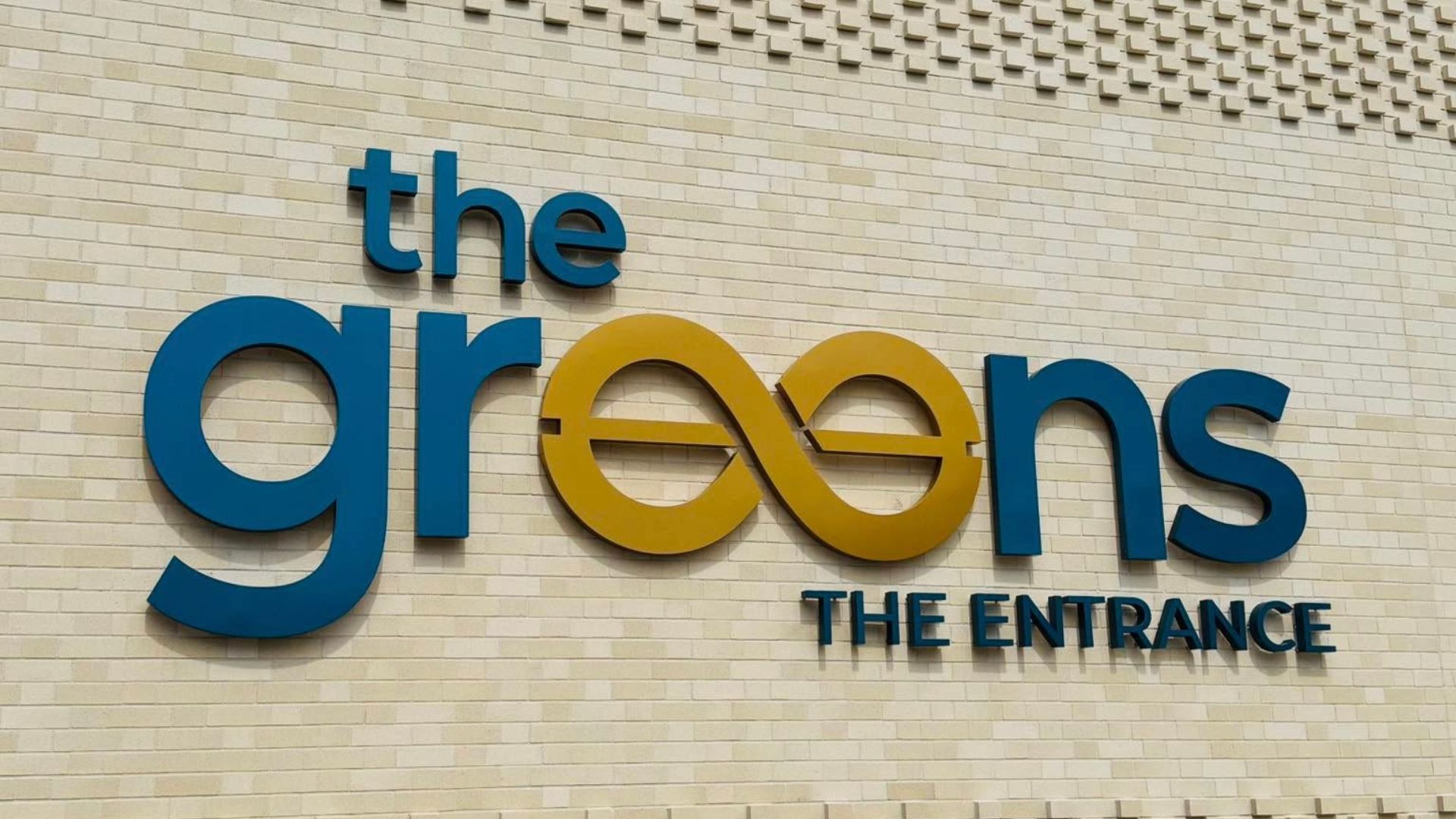 the greens sign