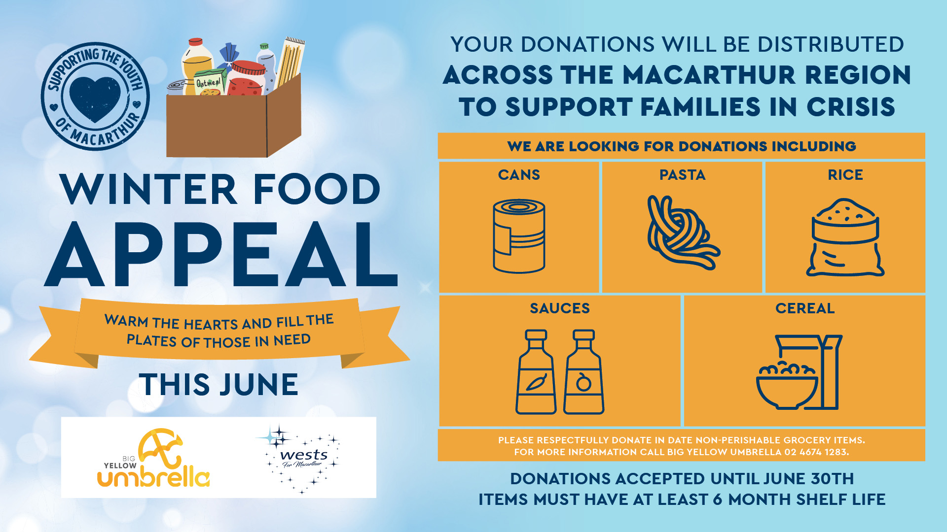 Wests Group food appeal guidelines