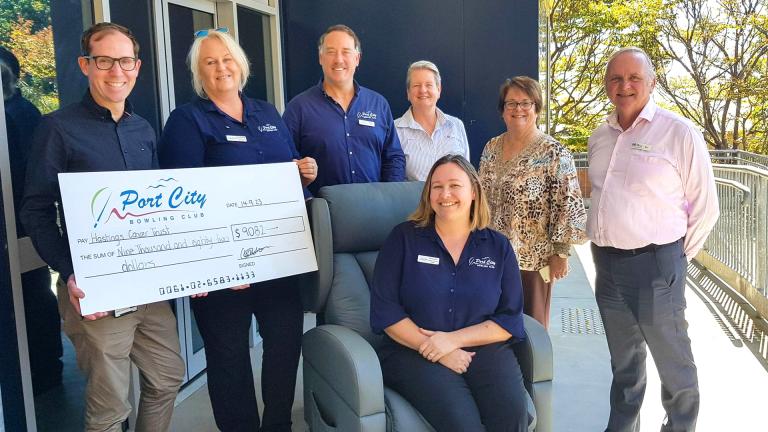 Hastings Cancer Trust Big Cheque