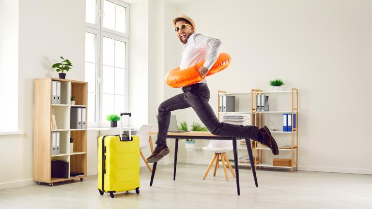 Worker Going on Leave
