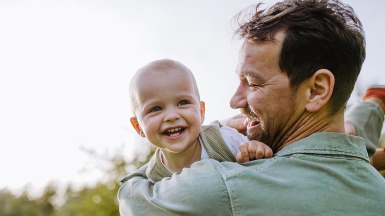 Dad and son