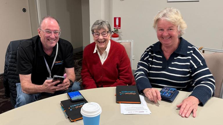 eldery tech class