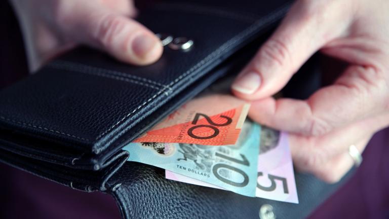 wallet with money