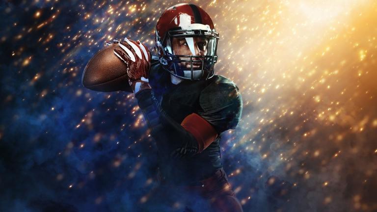 American football player