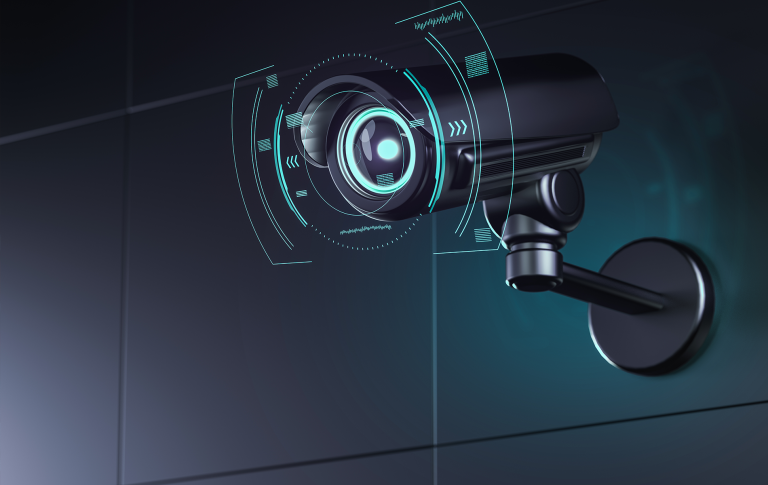 camera on wall