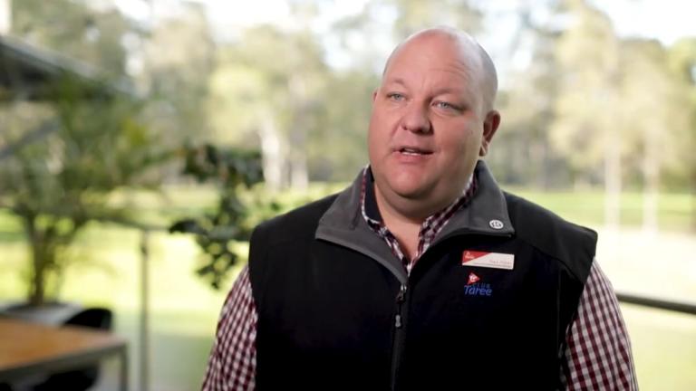 Paul Allan from Club Taree