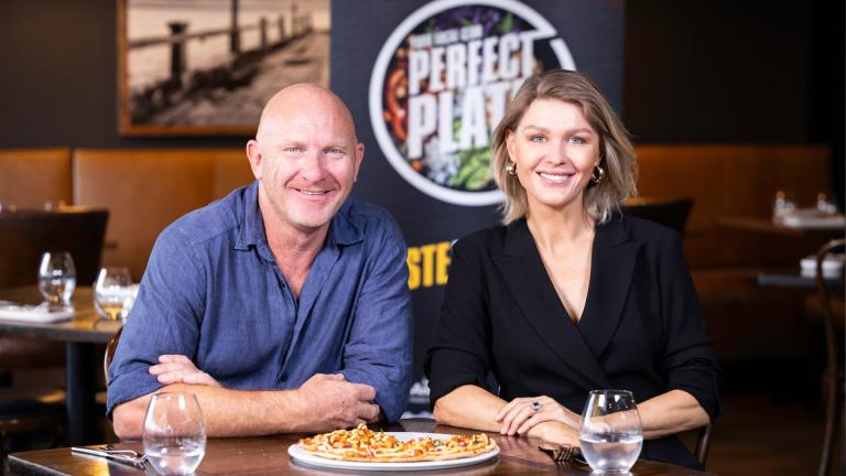 Matt Moran and Courtney Roulston