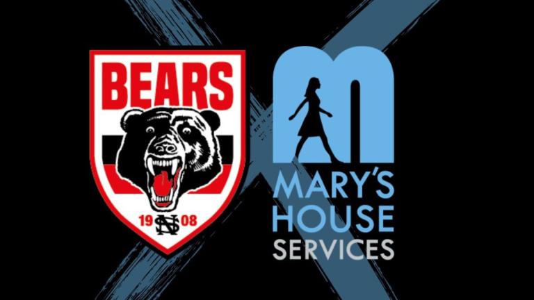 logos of bears and mary's house