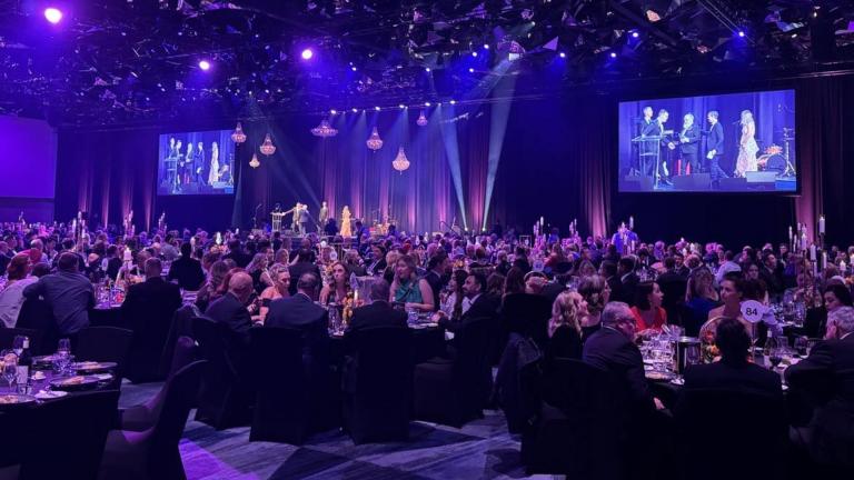the clubs and community awards night room