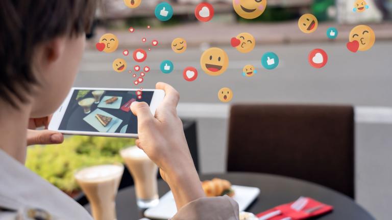 taking a photo of food with a camera