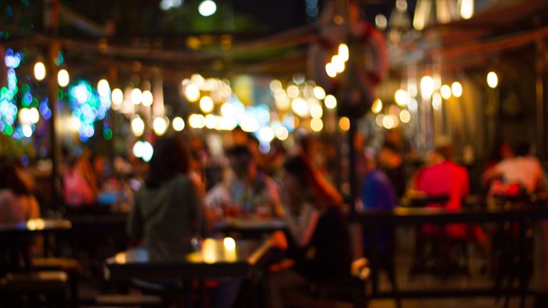 People Dining in a Club