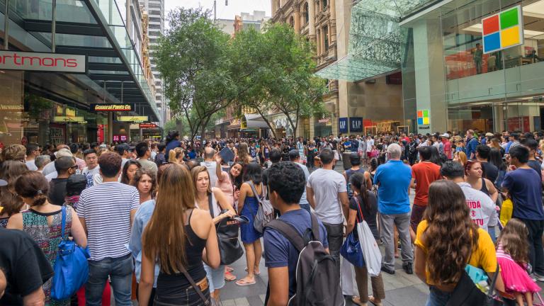 People shopping in NSW
