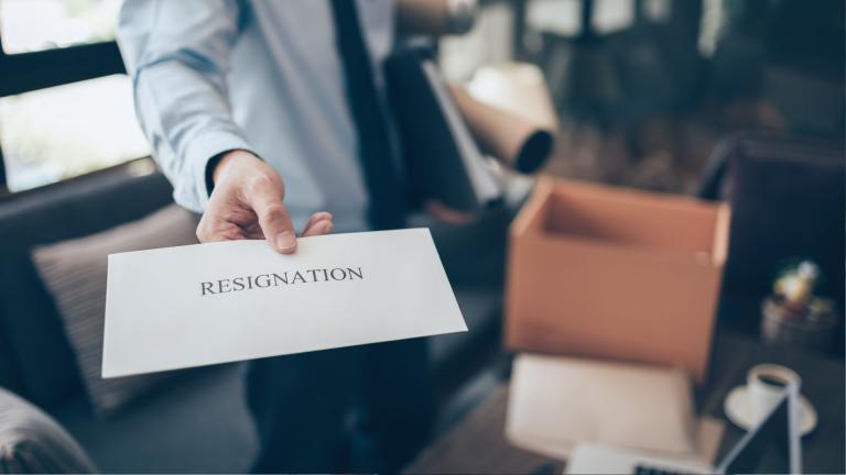 resignation letter