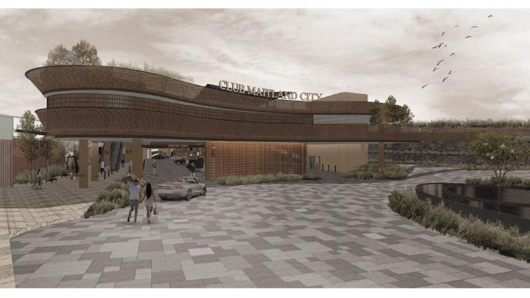 Club Maitland City car park render