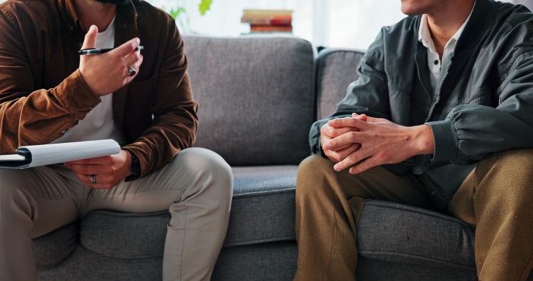 Men's health stock image