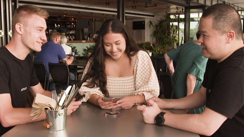 People Ordering Food via App