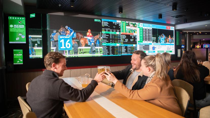 People drinking in club