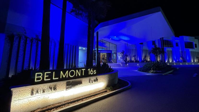 Belmont 16s turns blue