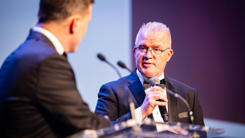 Mal Lanyon at the C&C Awards