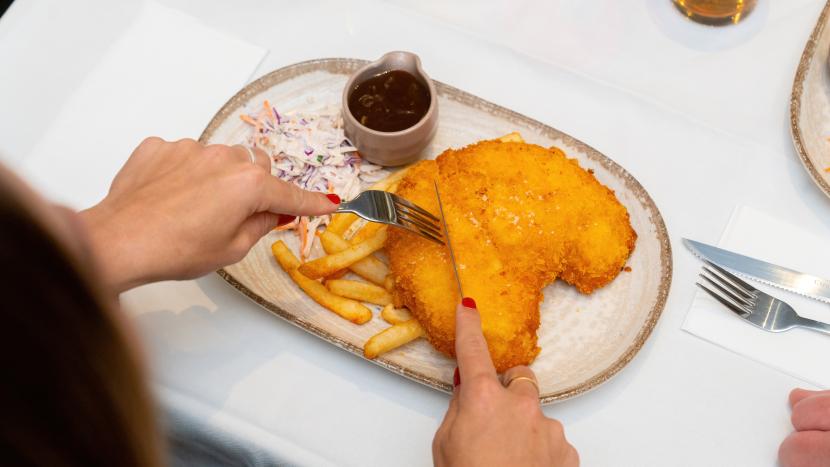 St George Leagues chicken schnitzel