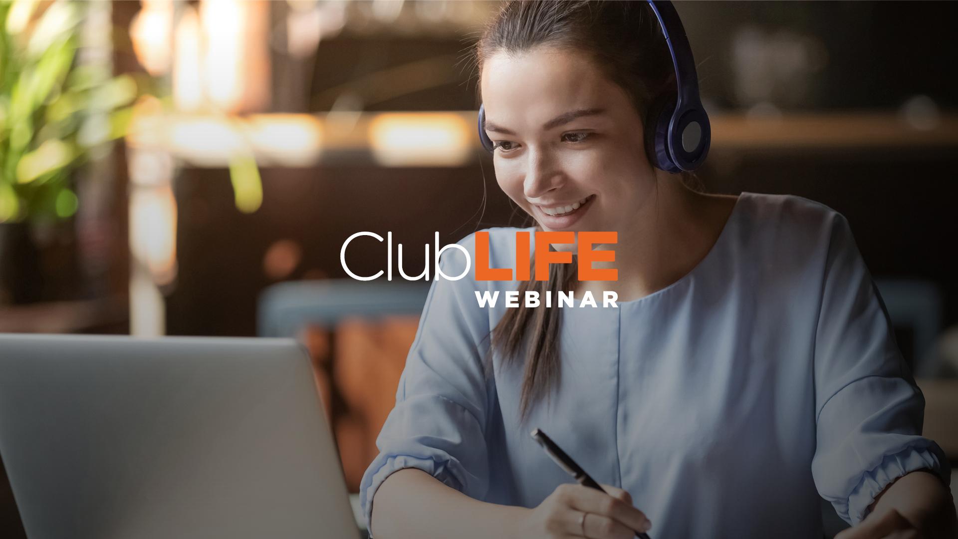 Girl Watching Laptop Webinar